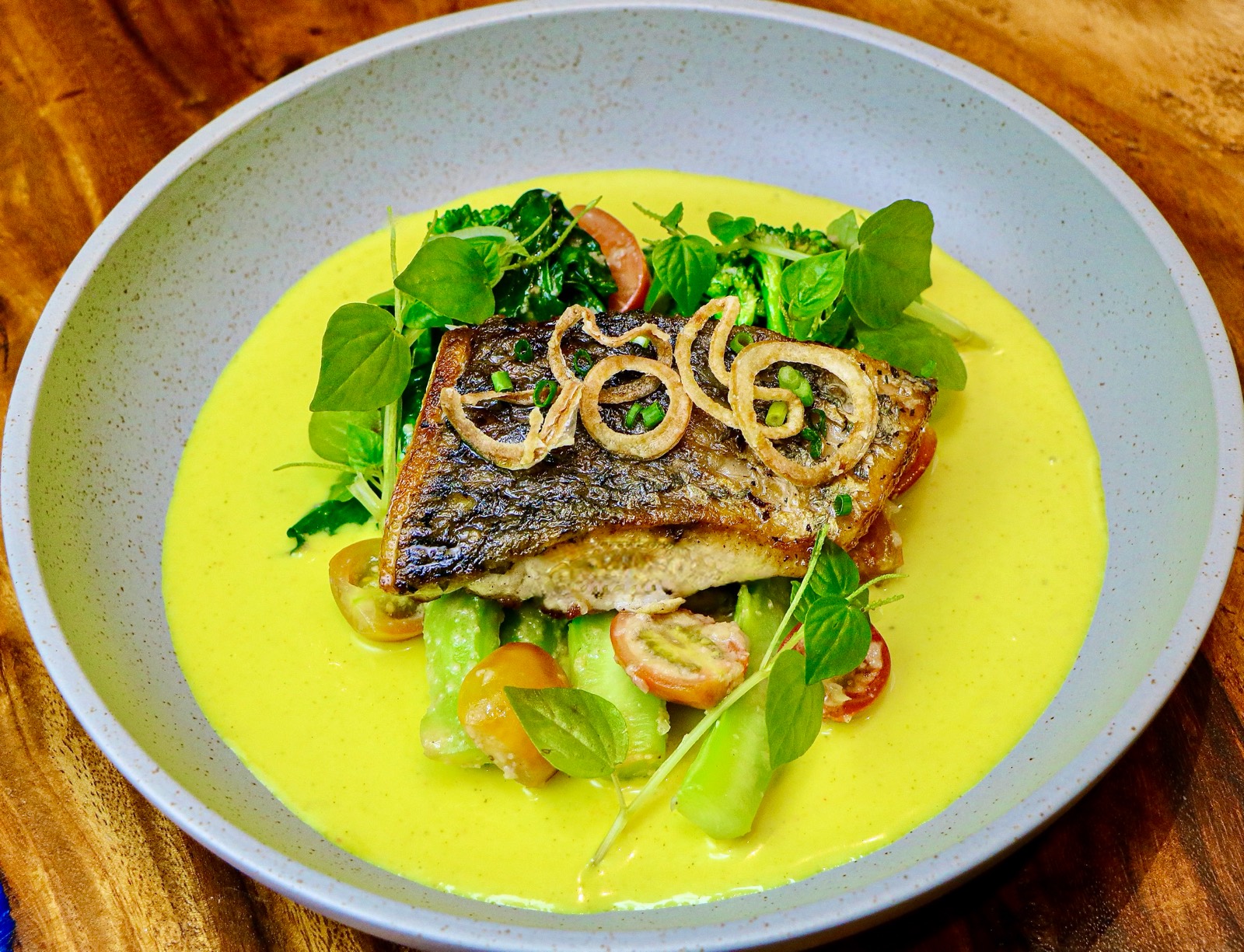 Oven Roasted Kep Seabass