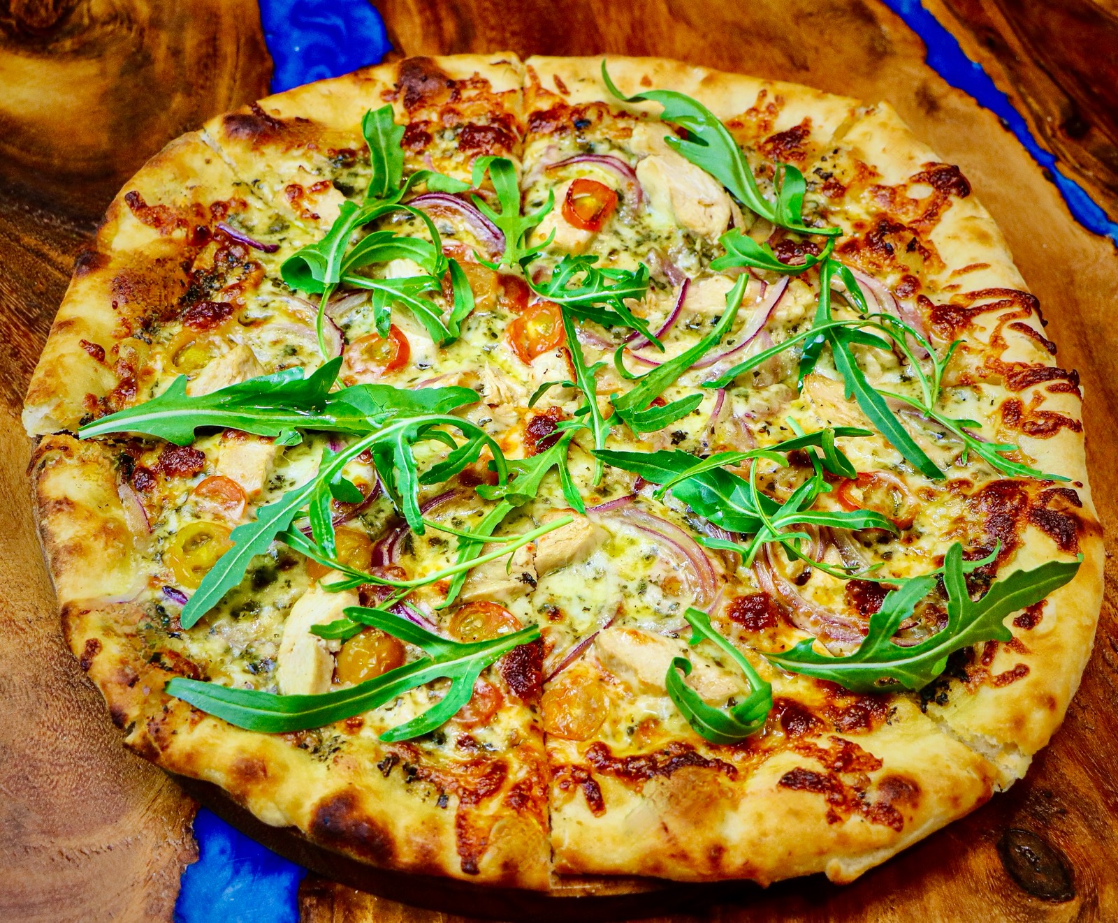 Pesto Chicken Pizza