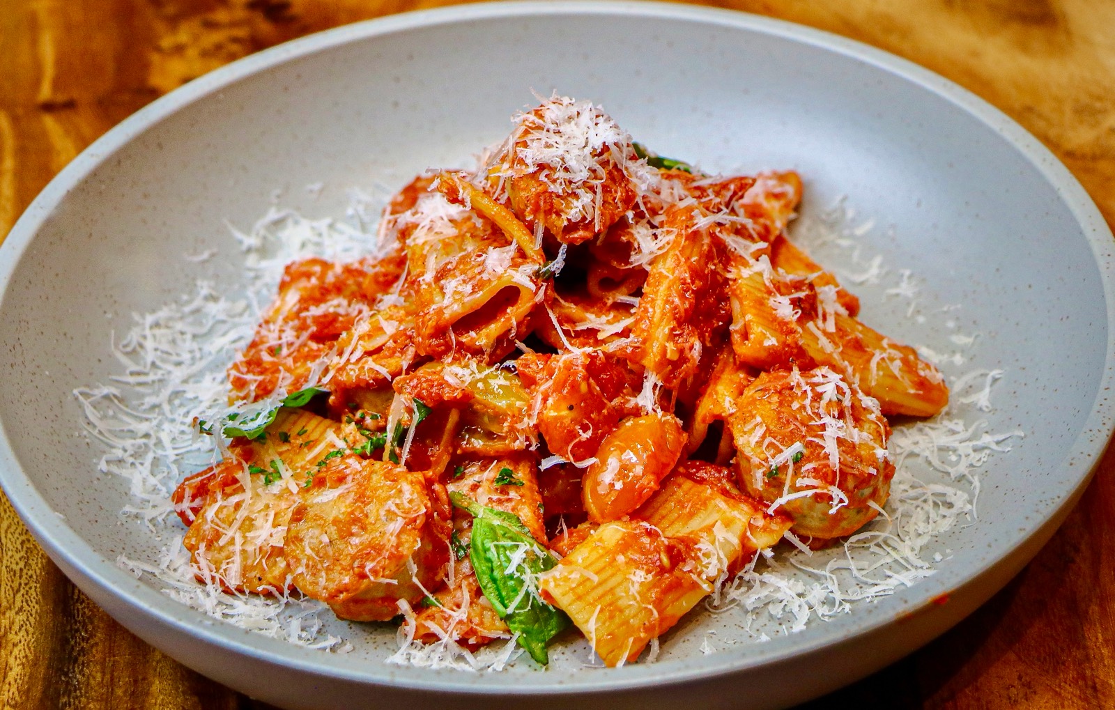Spicy Sausage Rigatoni